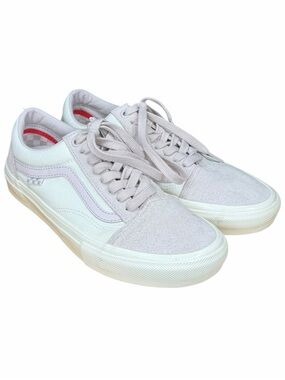 Vans Skate Old Skool Pro Lilac White Suede Canvas Sneakers Men’s 8 Women’s 9.5